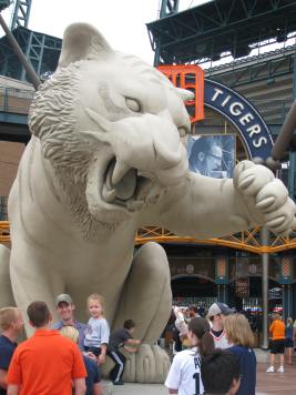 Awesome Tiger Statue - Comerica Park