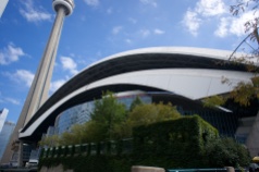 The back of Rogers Centre - Toronto, Canada